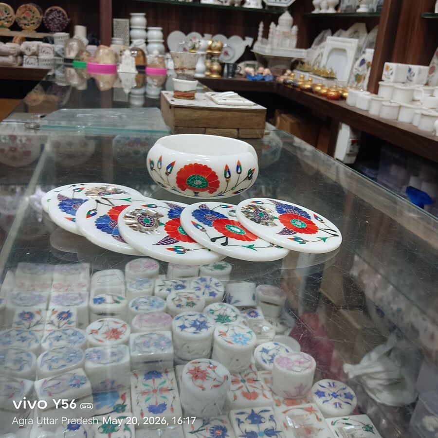 Marble Coaster Sets Agra
