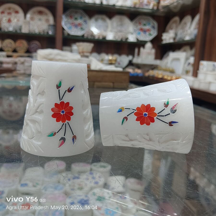 Marble Cup — Design 3 Agra