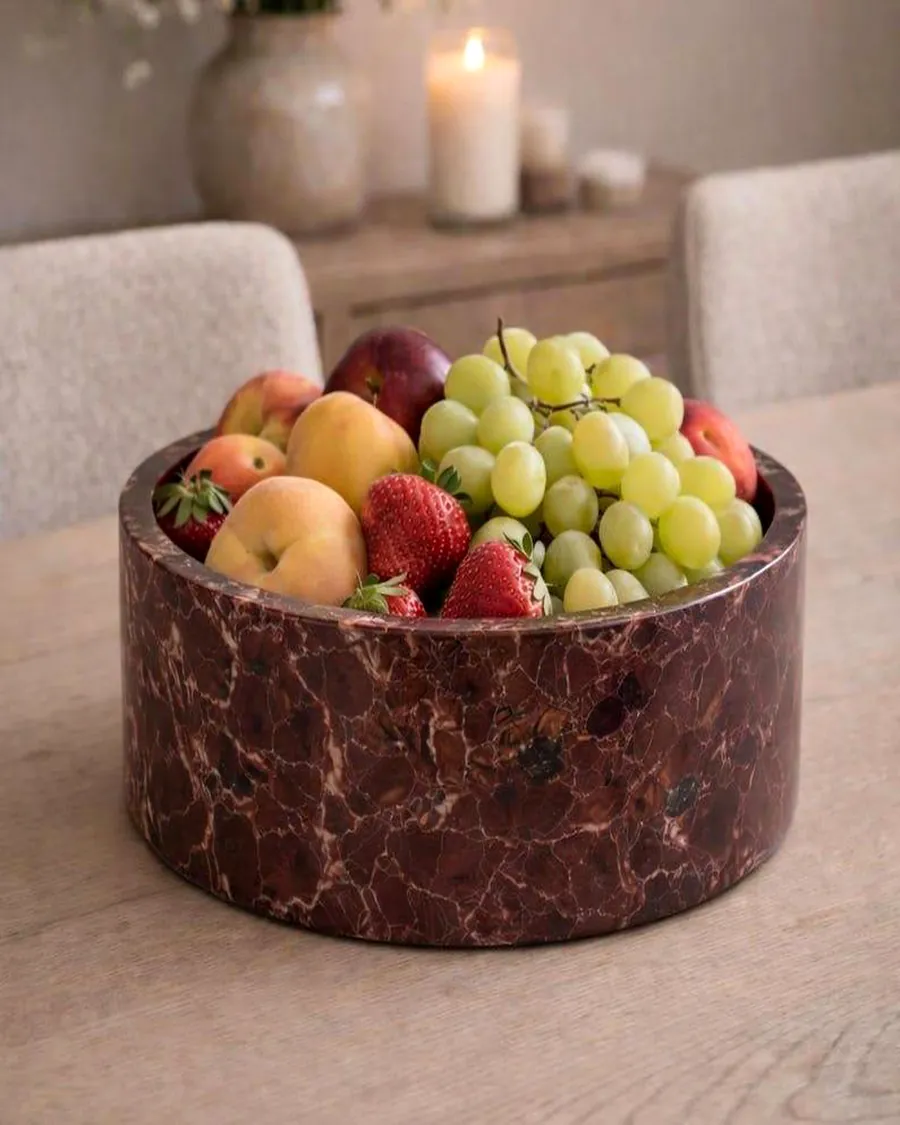 Bowls — handcrafted marble from Agra
