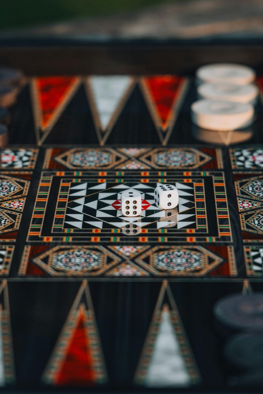 Classic Wooden Backgammon