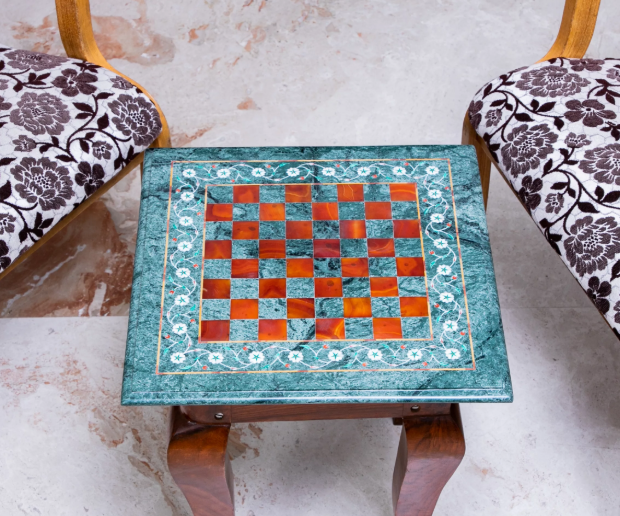 Heritage Marble Chess Set